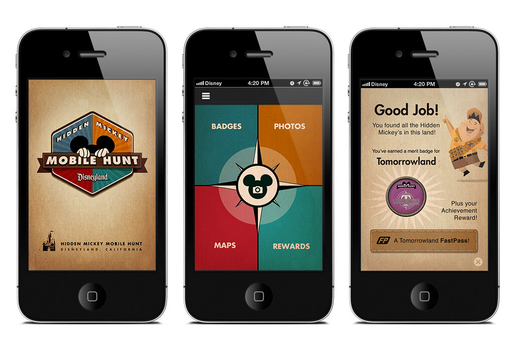 Hidden Mickey app screen