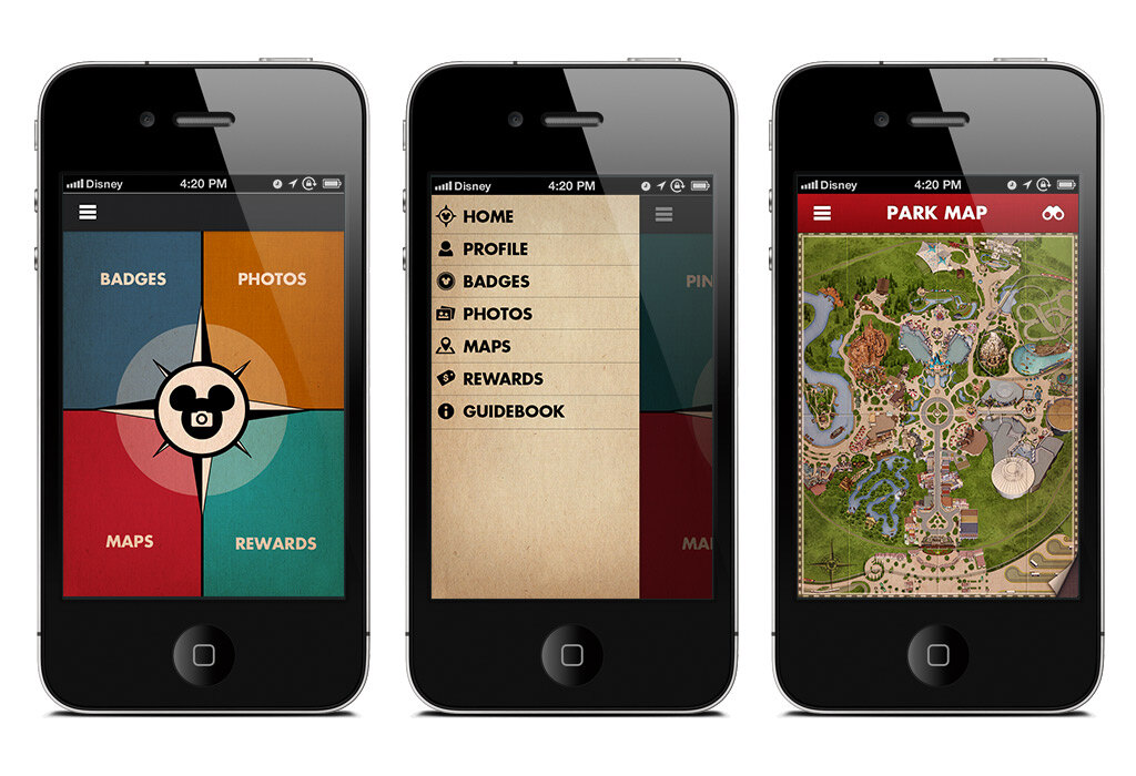 Hidden Mickey app screen